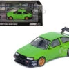 Toyota AE86 Levin RHD (Right Hand Drive) "Pandem Rocket Bunny" Green 1/64 Diecast Model Car By Inno Models