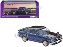 Nissan Skyline 2000 GT-R (KPGC10) RHD (Right Hand Drive) Magic Purple II Metallic 1/64 Diecast Model Car By Inno Models