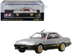Nissan Skyline 2000 RS-X Turbo (DR30) RHD (Right Hand Drive) Silver And Black 1/64 Diecast Model Car By Inno Models