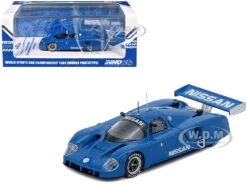 Nissan R89C "Works Prototype" Blue "World Sports Car Championship" (1989) 1/64 Diecast Model Car By Inno Models