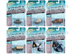 "Korea: The Forgotten War" Military Set A Of 6 Pieces 2023 Release 1 Limited Edition To 2000 Pieces Worldwide Diecast Models By Johnny Lightning