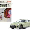 Nissan GT-R Premium Edition T-Spec RHD (Right Hand Drive) Jade Green Metallic With Mini Book No.11 1/64 Diecast Model Car By Kyosho