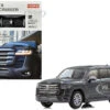 Toyota Land Cruiser ZX RHD (Right Hand Drive) Gray Metallic With Mini Book No.14 1/64 Diecast Model Car By Kyosho