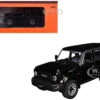Toyota Land Cruiser (J76) RHD (Right Hand Drive) Black 1/64 Diecast Model Car By GCD