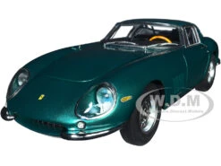 1966 Ferrari 275 GTB/C Verde Pino Green Metallic Limited Edition To 1000 Pieces Worldwide 1/18 Diecast Model Car By CMC