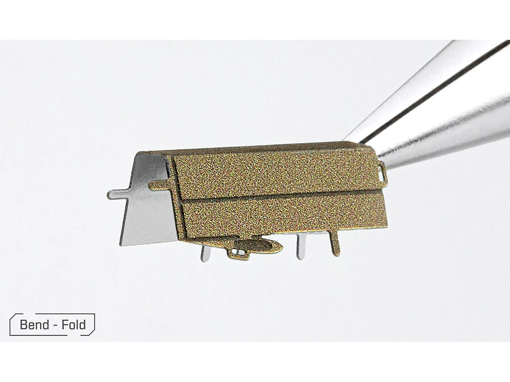 Model Kit Bell UH-1 Iroquois Helicopter "Huey" United States Army (Moderate Difficulty) Steel Model By Metal Earth - Image 7