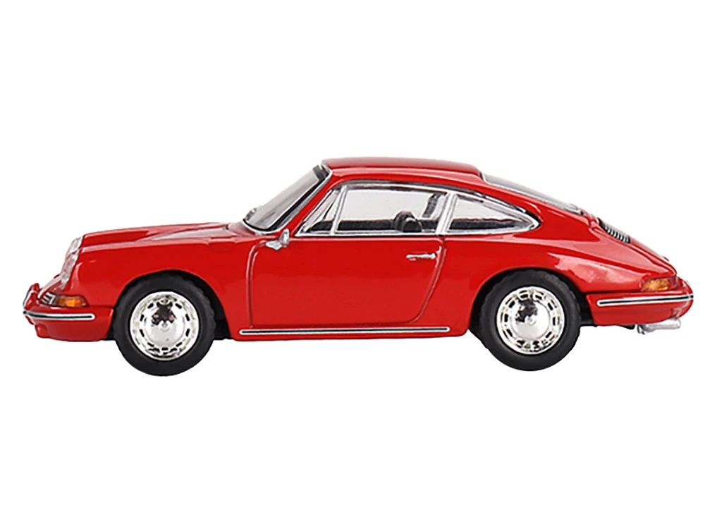 1963 Porsche 901 Signal Red Limited Edition To 4200 Pieces Worldwide 1/64 Diecast Model Car By Mini GT - Image 2