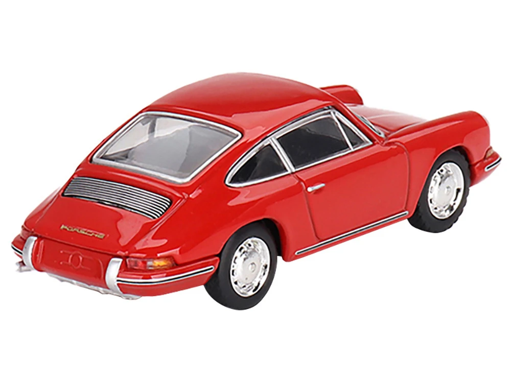 1963 Porsche 901 Signal Red Limited Edition To 4200 Pieces Worldwide 1/64 Diecast Model Car By Mini GT - Image 3