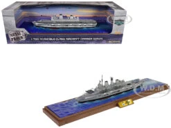 British HMS Invincible (R05) Aircraft Carrier Waterline Edition "Falklands War" (1982) British Royal Navy "Battleship" Series 1/700 Diecast Model By Metal Proud