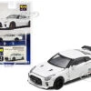 Nissan GT-R (R35) RHD (Right Hand Drive) White "Advan Racing GT" Limited Edition To 960 Pieces Worldwide 1/64 Diecast Model Car By Era Car