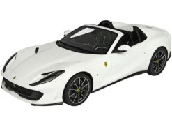 2019 Ferrari 812 GTS Convertible Avus White With DISPLAY CASE Limited Edition To 32 Pieces Worldwide 1/18 Model Car By BBR