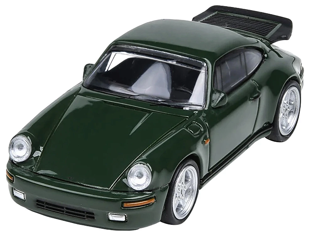 1987 RUF CTR Irish Green 1/64 Diecast Model Car By Paragon Models - Image 3