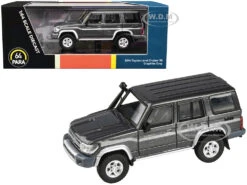 2014 Toyota Land Cruiser 76 Graphite Gray Metallic 1/64 Diecast Model Car By Paragon Models