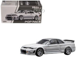 GTR Nismo 400R RHD (Right Hand Drive) White 1/64 Diecast Model Car By Pop Race