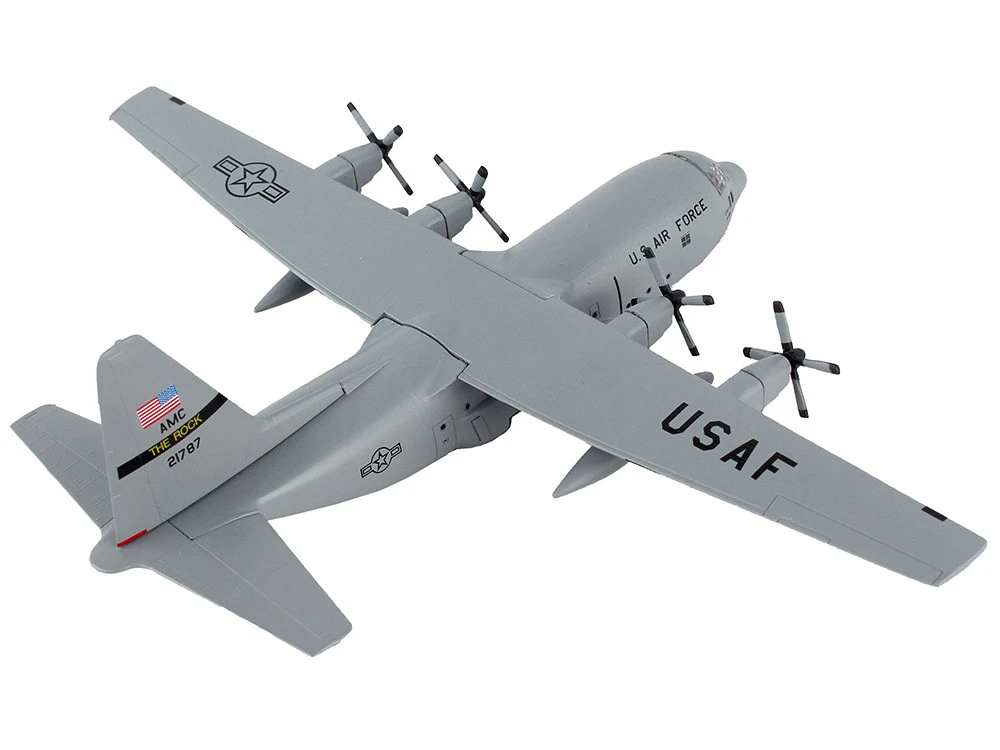 Lockheed C-130 Hercules Transport Aircraft "Spare 617" United States Air Force 1/200 Diecast Model Airplane By Postage Stamp - Image 3