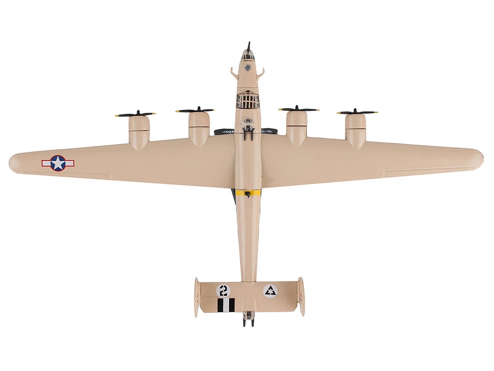 Consolidated B-24D Liberator Bomber Aircraft "Strawberry Bitch, 376th Heavy Bombardment, North Africa" United States Army Air Forces 1/163 Diecast Model Airplane By Postage Stamp - Image 4