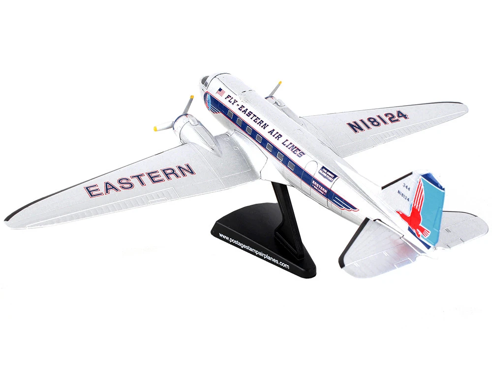 Douglas DC-3 Passenger Aircraft "Eastern Airlines" 1/144 Diecast Model Airplane By Postage Stamp - Image 3