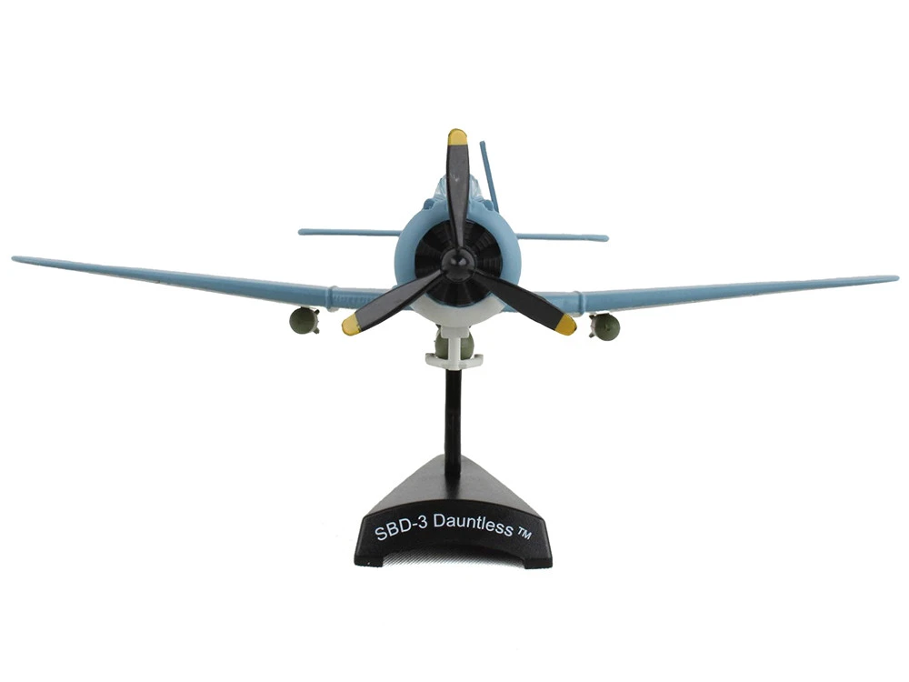 Douglas SBD-3 Dauntless Aircraft "Lt. Richard Best" United States Navy 1/87 Diecast Model Airplane By Postage Stamp - Image 4