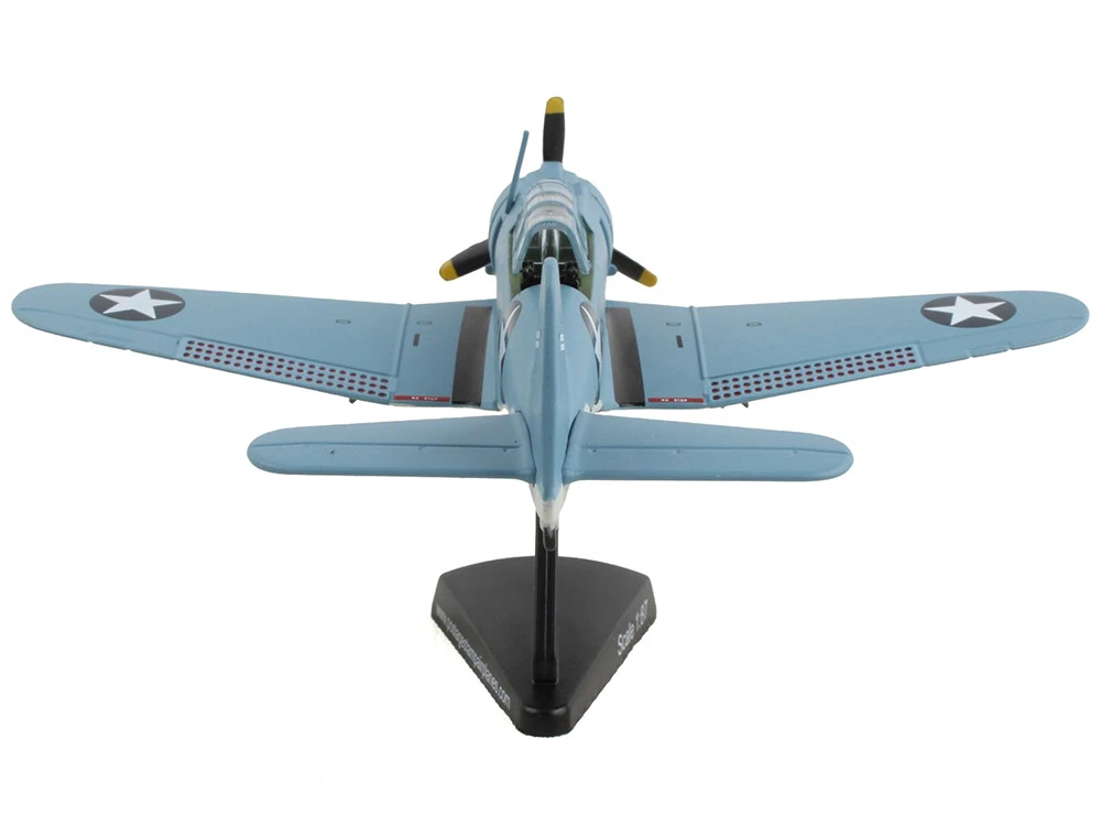 Douglas SBD-3 Dauntless Aircraft "Lt. Richard Best" United States Navy 1/87 Diecast Model Airplane By Postage Stamp - Image 5