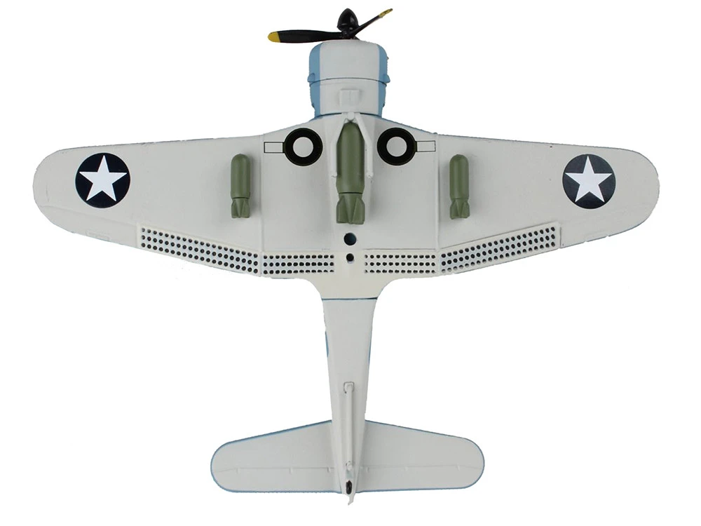 Douglas SBD-3 Dauntless Aircraft "Lt. Richard Best" United States Navy 1/87 Diecast Model Airplane By Postage Stamp - Image 7