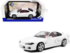 1999 Nissan Silvia (S15) Spec-R Aero RHD (Right Hand Drive) Aspen White 1/18 Diecast Model Car By Solido