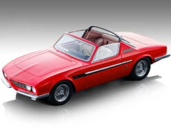 1967 Ferrari 330 GTC Michelotti Convertible Rosso Corsa Red "Mythos Series" Limited Edition To 180 Pieces Worldwide 1/18 Model Car By Tecnomodel
