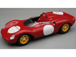 Ferrari 206 Dino SP "Press Version SEFAC" (1965) Red With Blank Number Graphics "Mythos Series" Limited Edition To 35 Pieces Worldwide 1/18 Model Car By Tecnomodel