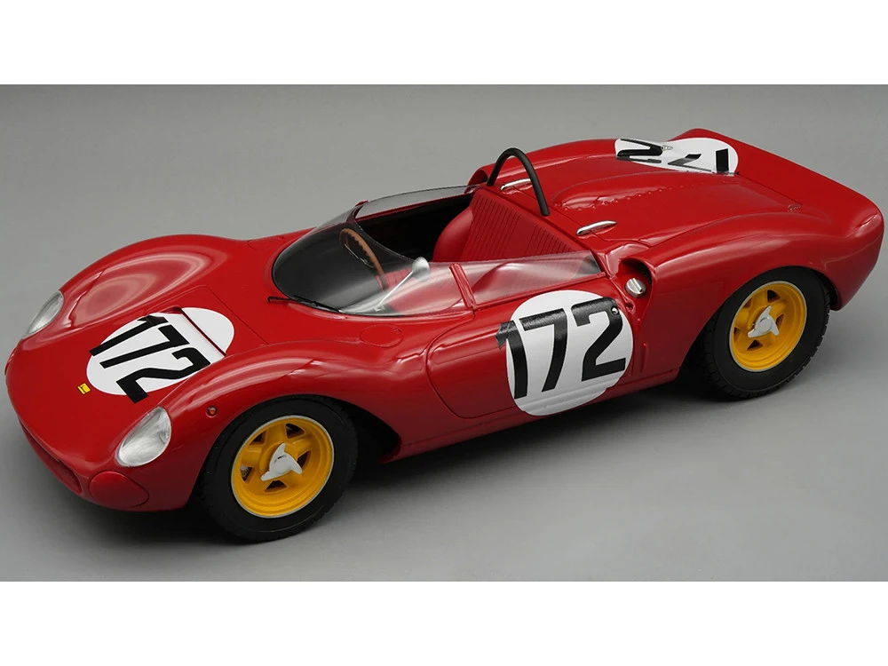 Ferrari 206 Dino SP #172 Ludovico Scarfiotti "Scuderia SEFAC" Winner "Course De Cote Ollon - Villars" (1965) "Mythos Series" Limited Edition To 68 Pieces Worldwide 1/18 Model Car By Tecnomodel