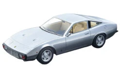 1971 Ferrari 365 GTC/4 Nurburgring Silver With Light Cream Interior Mythos Series Limited Edition To 80 Pieces Worldwide 1/18 Model Car By Tecnomodel
