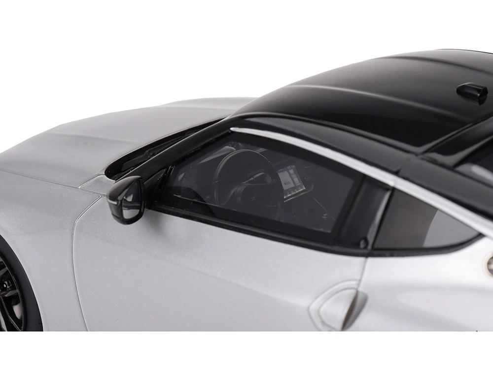 2023 Nissan Z Performance Brilliant Silver Metallic With Black Top 1/18 Model Car By Top Speed - Image 2
