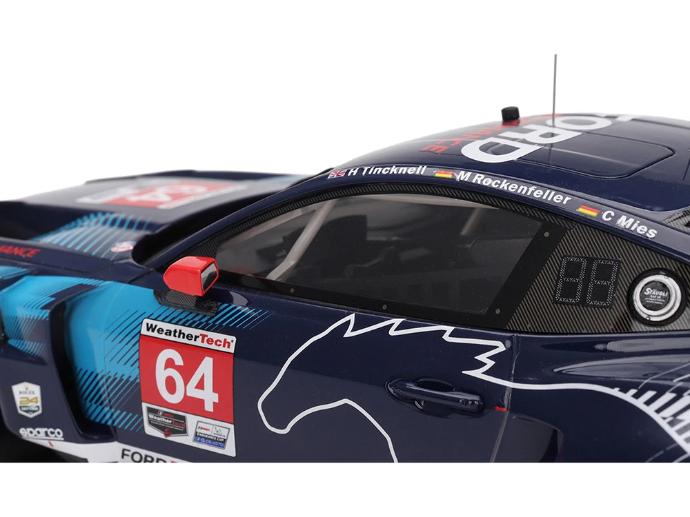 Ford Mustang GT3 #64 Christopher Mies - Mike Rockenfeller - Harry Tincknell "Ford Multimatic Motorsports" "24 Hours Of Daytona" (2024) 1/18 Model Car By Top Speed - Image 2