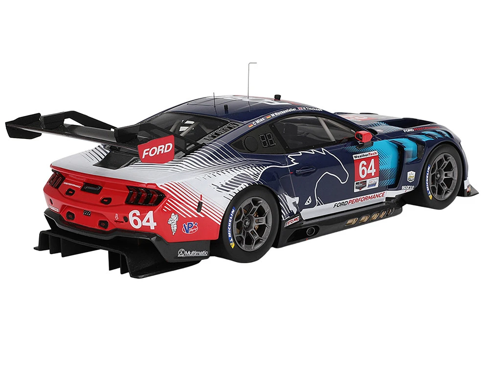 Ford Mustang GT3 #64 Christopher Mies - Mike Rockenfeller - Harry Tincknell "Ford Multimatic Motorsports" "24 Hours Of Daytona" (2024) 1/18 Model Car By Top Speed - Image 4