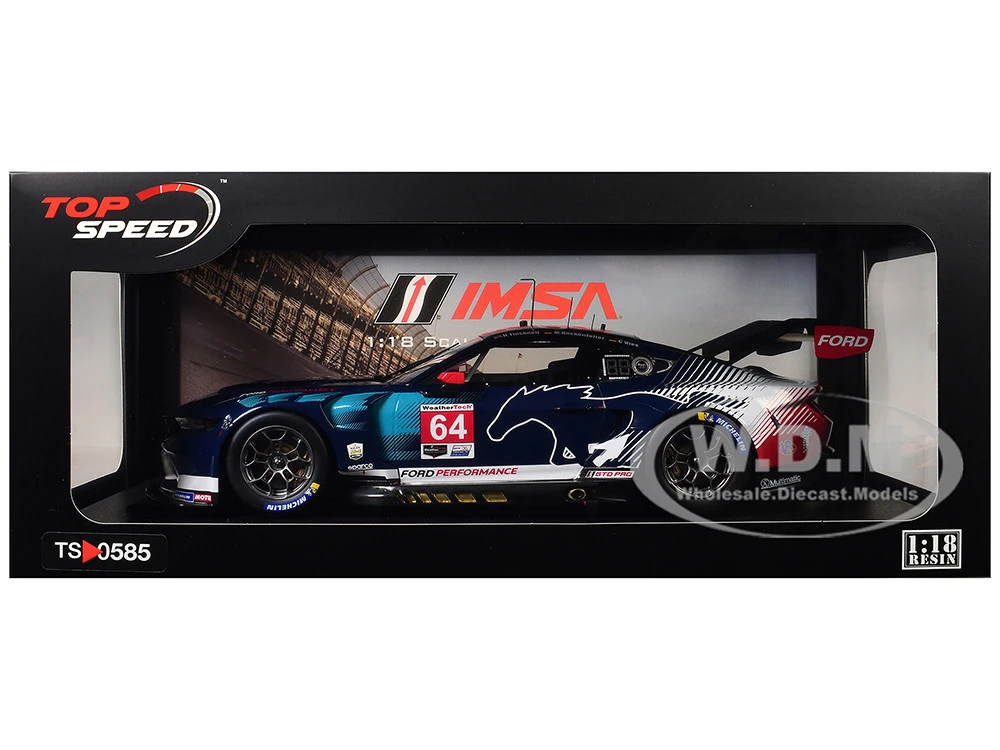 Ford Mustang GT3 #64 Christopher Mies - Mike Rockenfeller - Harry Tincknell "Ford Multimatic Motorsports" "24 Hours Of Daytona" (2024) 1/18 Model Car By Top Speed - Image 6