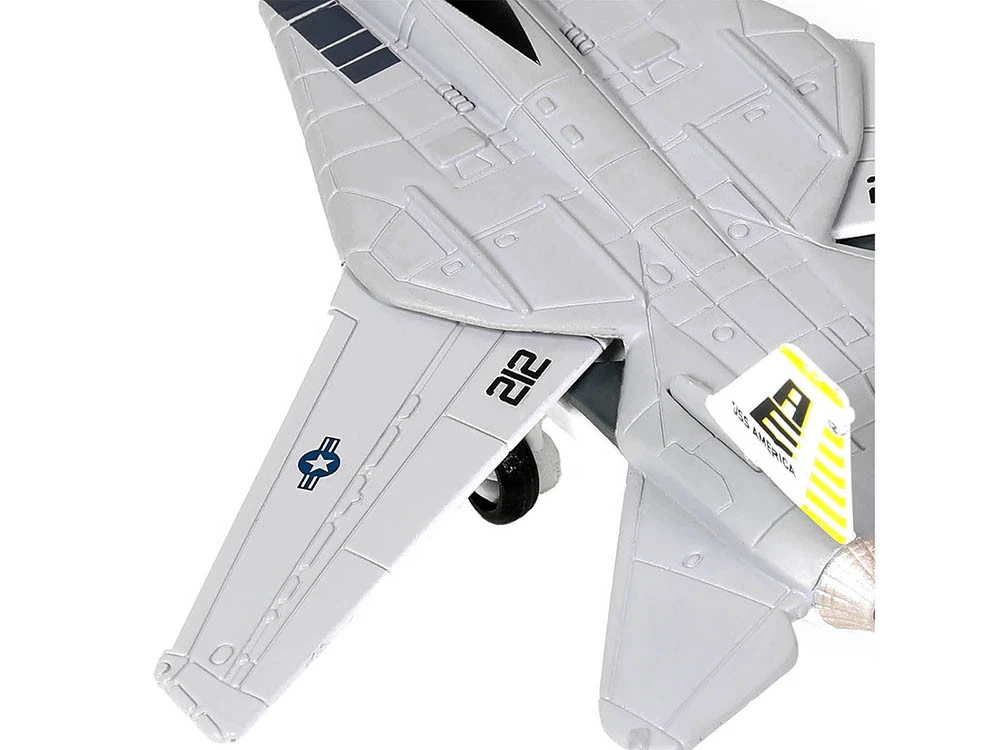Grumman F-14B Tomcat Fighter Aircraft "VF-142 Ghostriders" And Section K Of USS Enterprise (CVN-65) Aircraft Carrier Display Deck "Legendary F-14 Tomcat" Series 1/200 Diecast Model By Forces Of Valor - Image 3